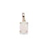 Pendente con opale bianco australiano naturale ovale, in oro 750