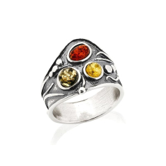 Multi-stone ring met...