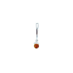 Pendant with cognac amber...