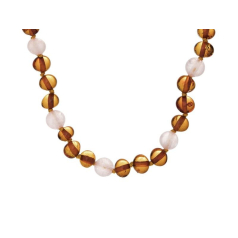 Collier bébé avec ambre et...