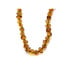 Collier avec ambre cognac naturel de la mer Baltique, longueur 42 cm