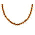 Collier avec ambre cognac naturel de la mer Baltique boule, longueur 45 cm