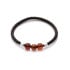 Bracelet avec ambre cognac naturel de la mer Baltique, longueur 19 cm