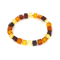 Bracciale con cubo di ambra...