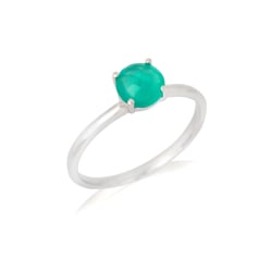 Bague avec onyx vert...
