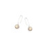 Boucles d'oreilles coeur avec labradorite multicolore, en argent rhodié 925