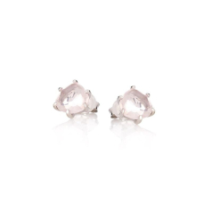 Heart stud earrings with...