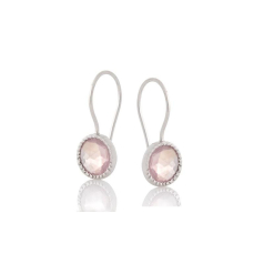 Orecchini con quarzo rosa...