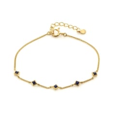 Armband met vierkante...