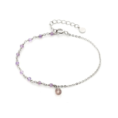 Pulseira com ametista e...