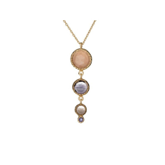 Necklace with multi-colored...