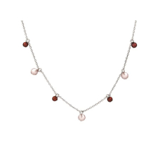 Necklace with rose quartz...
