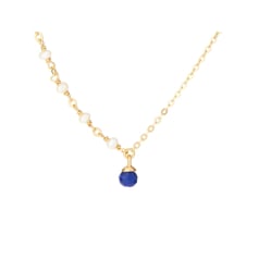 Halsketting met lapis...