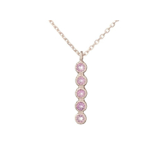 Necklace with purple...