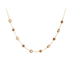 Collier avec grenat et...