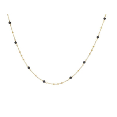 Collana con spinello nero...