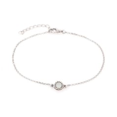 Bracciale tondo con agata...