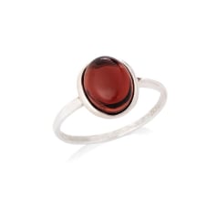 Ring met ovale natuurlijke...