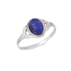 Ring met ovale natuurlijke...
