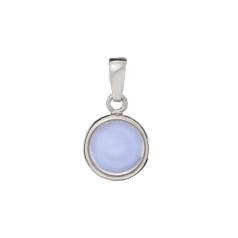Hanger met ronde blauwe...