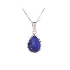 Druppelhanger met blauwe...