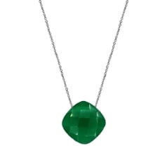 Collana con calcedonio...