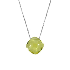 Colar com quartzo amarelo...
