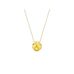 Colar com almofada amarelo...