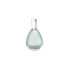 Pendentif avec agate aqua teintée naturelle goutte, argent 925, hauteur 2,7 cm