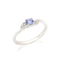 Ring mit natürlichem blauen...