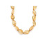 Children's necklace with honey olive amber, screw clasp, length 32 - 33 cm