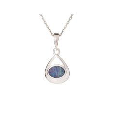Hanger met doublet blauwe...