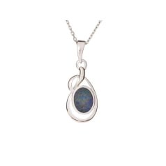 Hanger met doublet blauwe...