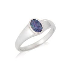 Ring met ovaal Australisch...